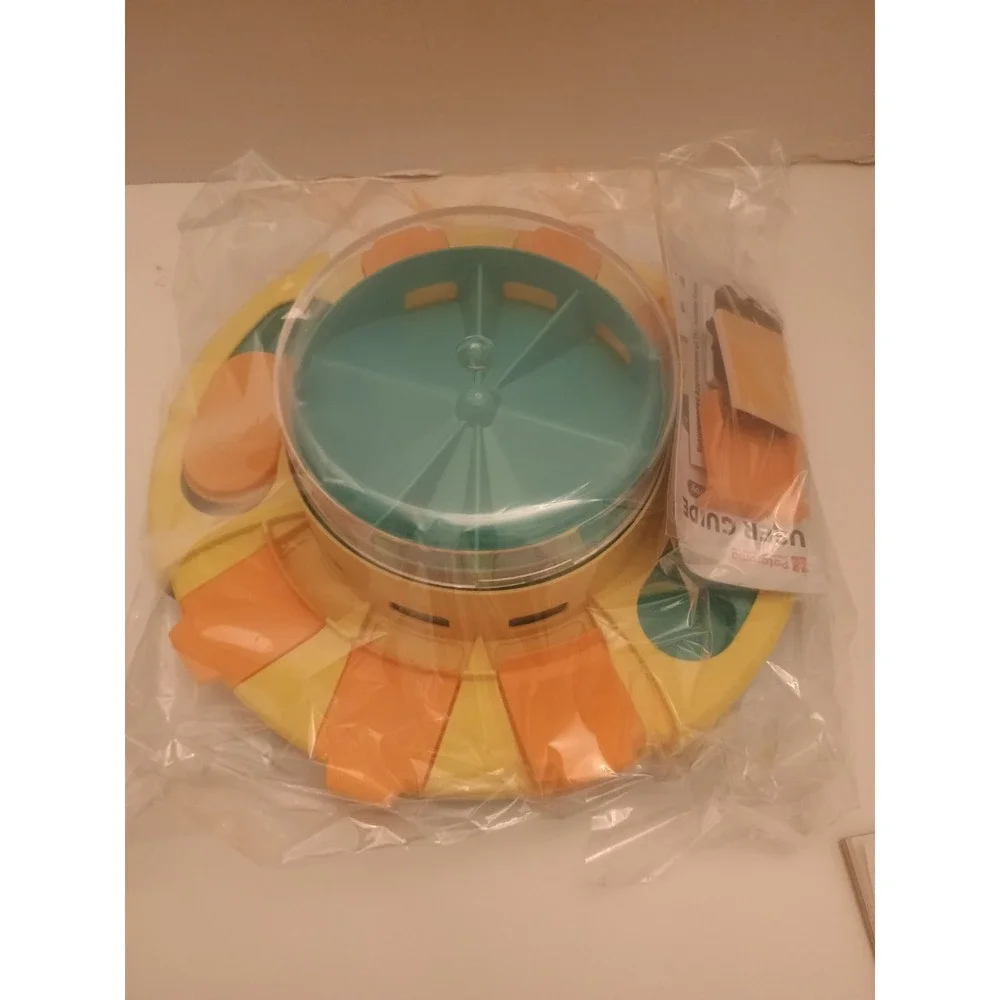Potaroma Dog Puzzle Toy 2 Level Training Slow Feeder Dog Food Treatment